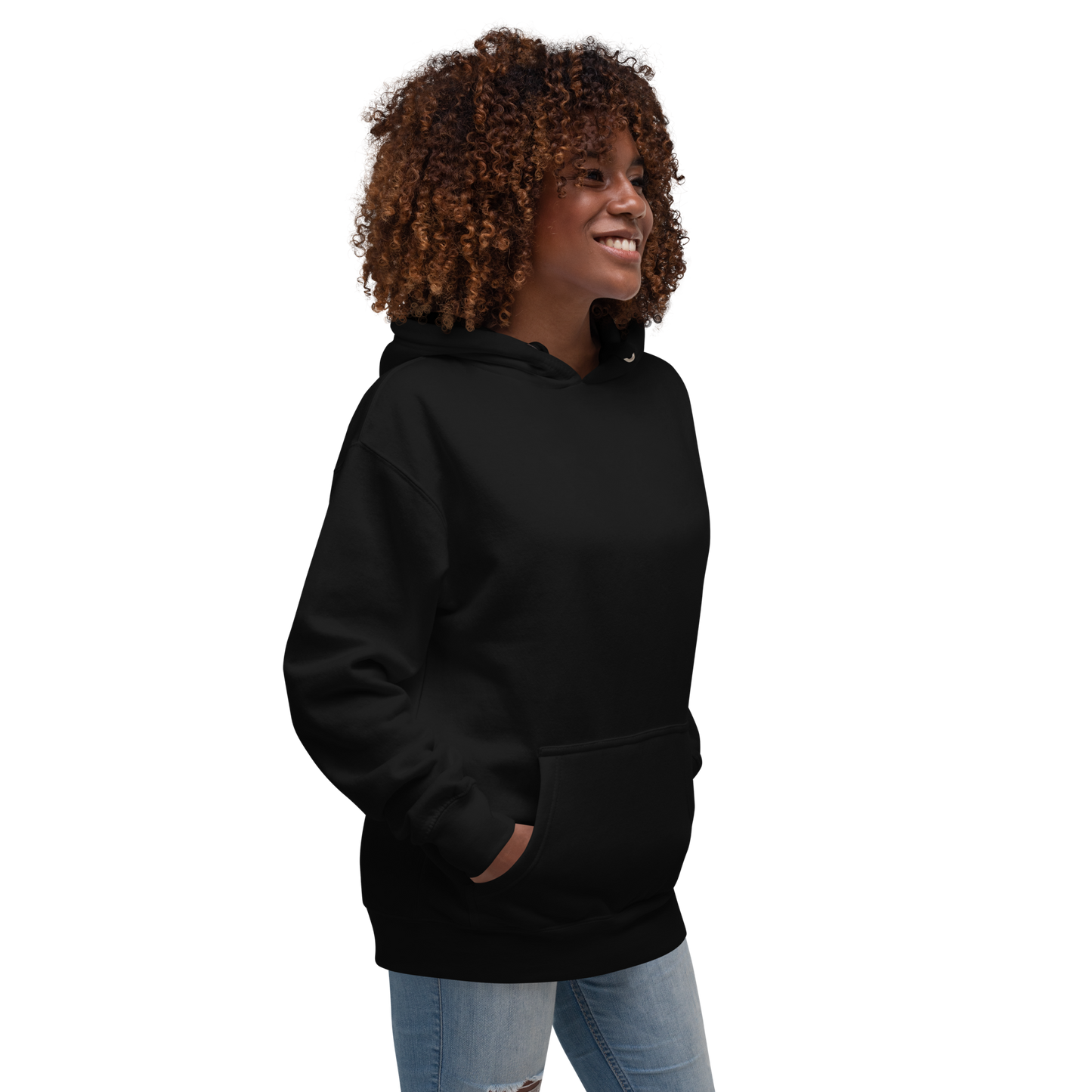 Sweat à Capuche Unisexe noir