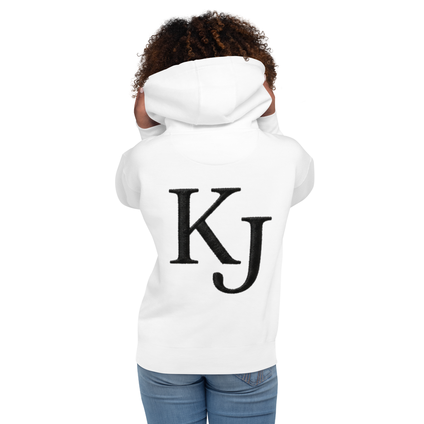 Sweat à Capuche Unisexe blanc