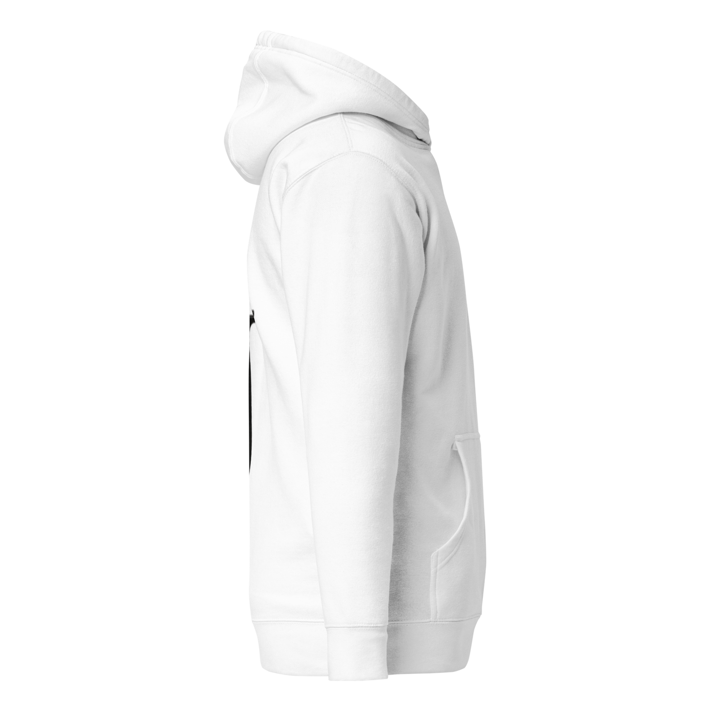 Sweat à Capuche Unisexe blanc